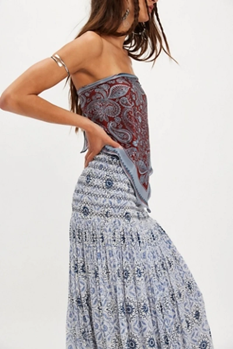 FP One Ravenna Printed Convertible Maxi Skirt