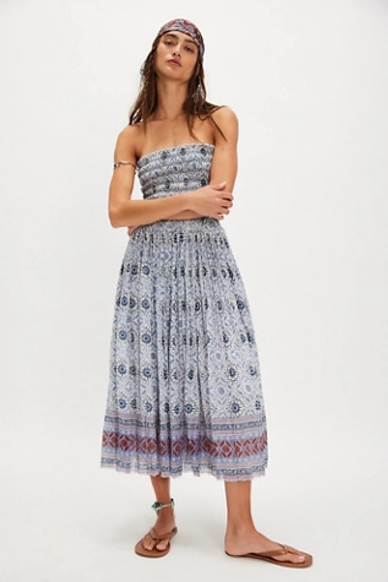 FP One Ravenna Printed Convertible Maxi Skirt