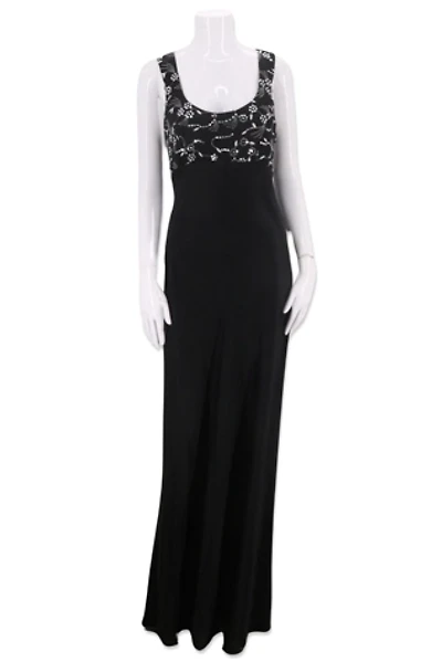 1990s Satin Sequin Slip Dress Selected By Ritual Vintage