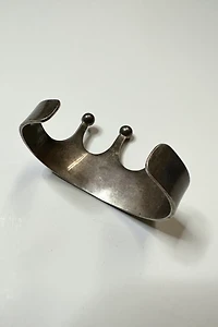 1960s Sterling Silver Biomorphic Cuff Selected by Cherry