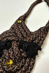 1980s Art to Wear Knit Necklace Selected by Cherry