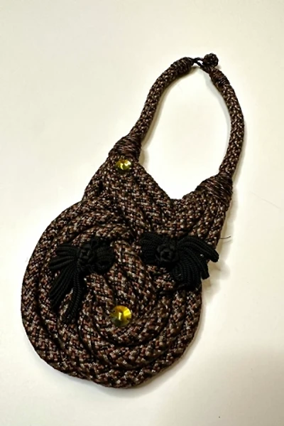 1980s Art to Wear Knit Necklace Selected by Cherry