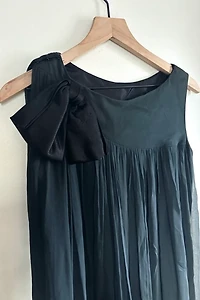 1960s Lilli Diamond Black Chiffon Dress Selected by Cherry