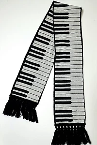 1980s Piano Keys Scarf Selected by Cherry