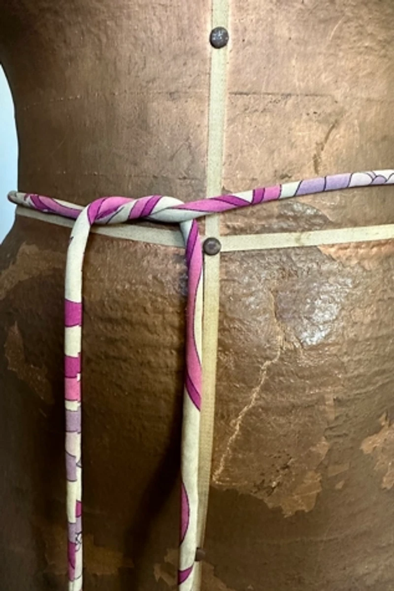 1960s Emilio Pucci Silk Jersey Belt Selected by Cherry