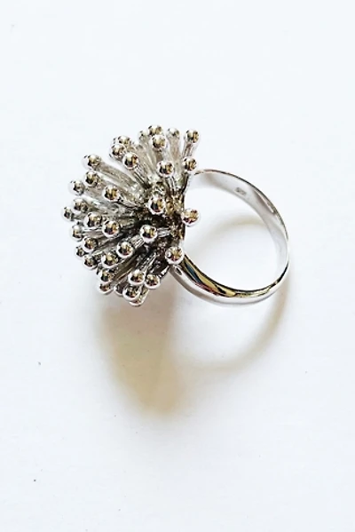 Vintage Spiked Dome Silver Tone Ring Selected by FernMercantile