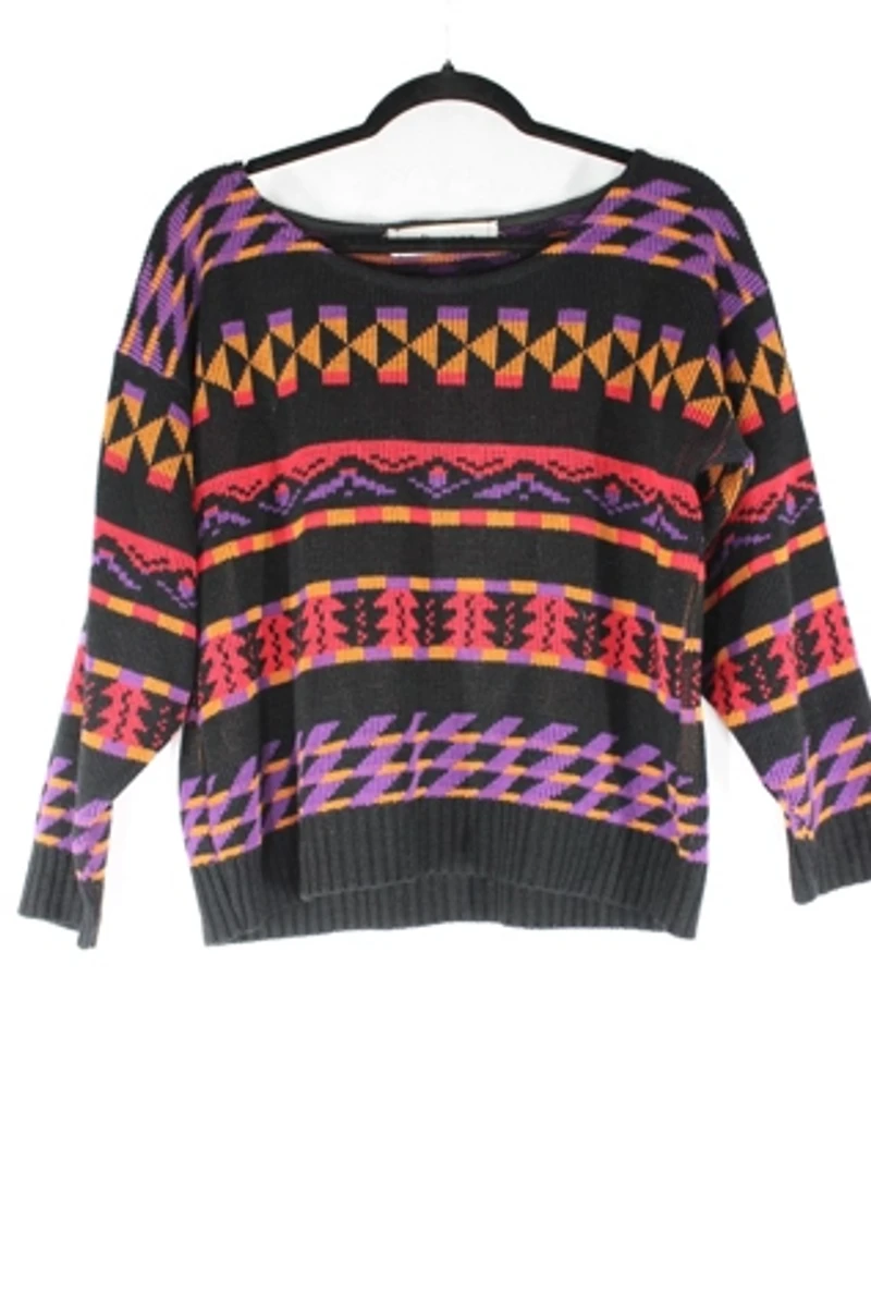 1980s Retro Holiday Sweater Selected By Moons + Junes Vintage