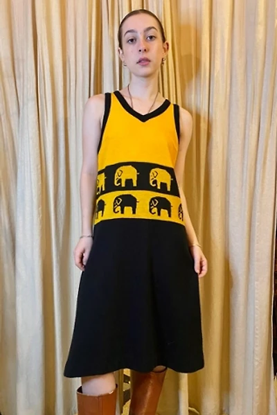1970's Knit Elephant Motif Dress Selected by Nomad Vintage