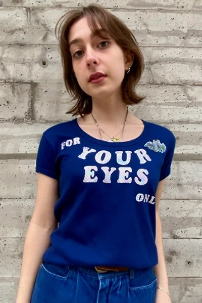 Vintage 1970’s “For Your Eyes Only” Baby Tee Selected by Nomad Vintage
