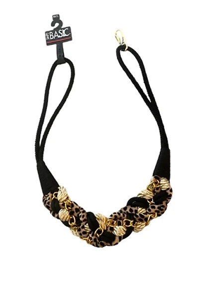 Vintage 1980s Leopard & Chain Rope Belt Selected by BusyLady Baca & The Goods