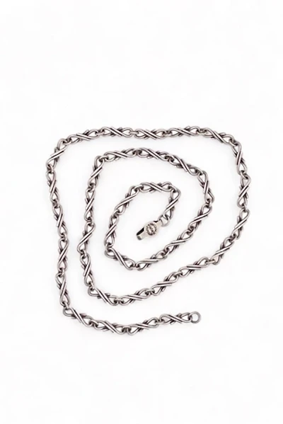 Vintage Mid-Century Taxco Signed Heavy Link Sterling Silver Chain Selected by MARMALADE