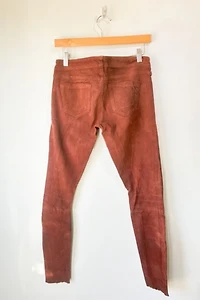 True Religion Brown Suede Pants Selected by The Curatorial Dept.