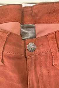 True Religion Brown Suede Pants Selected by The Curatorial Dept.