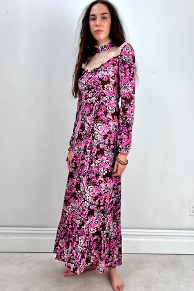Vintage Floral Maxi Dress Selected by Anna Corinna