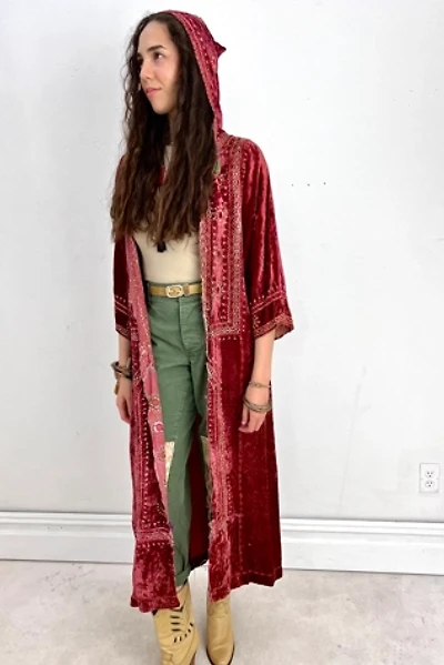 Anna Corinna Reworked Vintage Velvet Embroidered Jacket