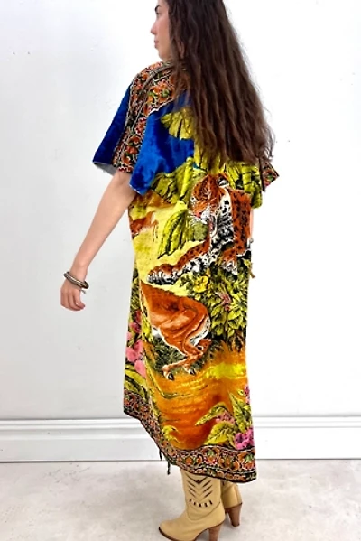 Anna Corinna Reworked Vintage Velvet Leopard Jacket