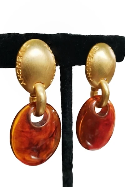 Vintage Givenchy Designer Drop Earrings Selected by Garbage Soup