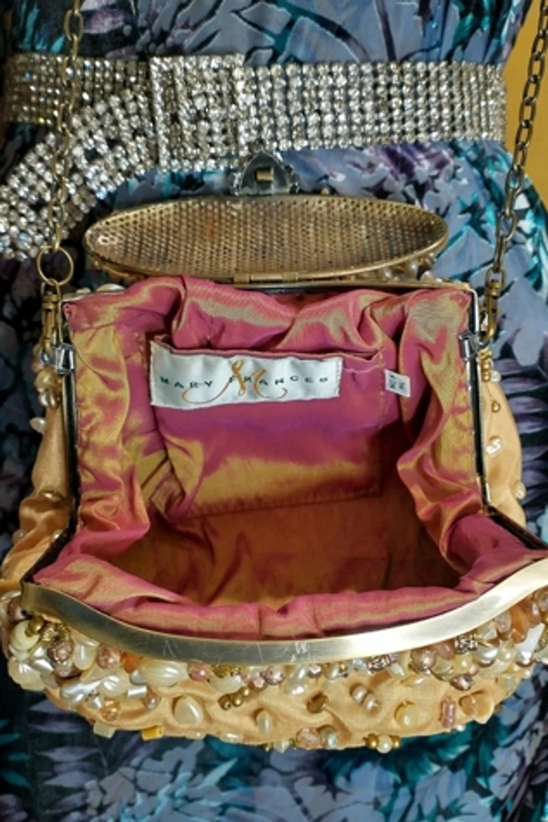Y2K Designer Shell and Bead Bag Selected by Garbage Soup