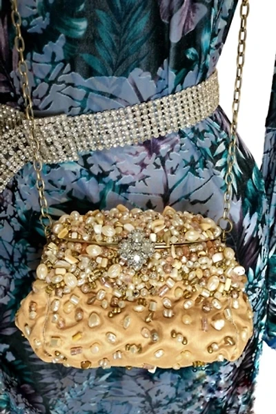 Y2K Designer Shell and Bead Bag Selected by Garbage Soup