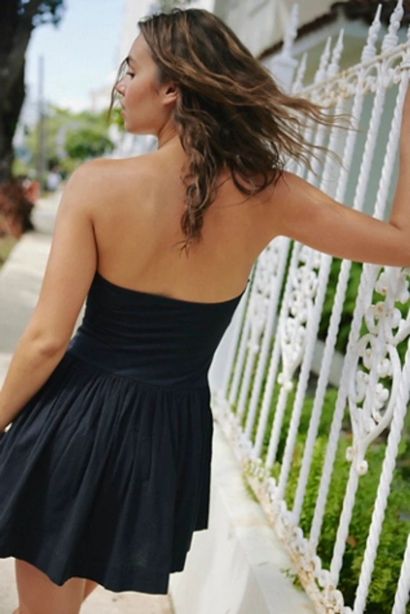 Onda Drop-Waist Tube Mini Dress