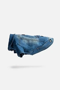 Silver Paw Dustin Denim Dog Jacket
