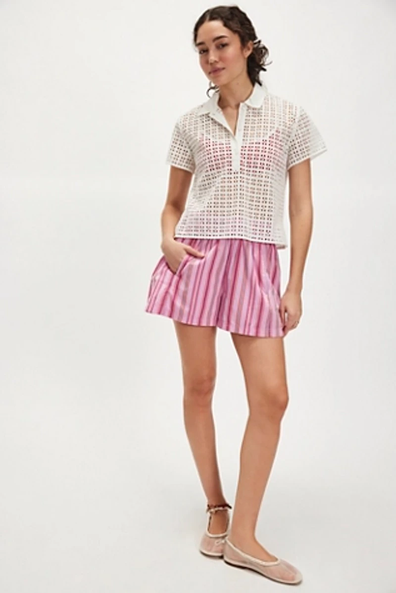 Get Free Striped Pull-On Shorts