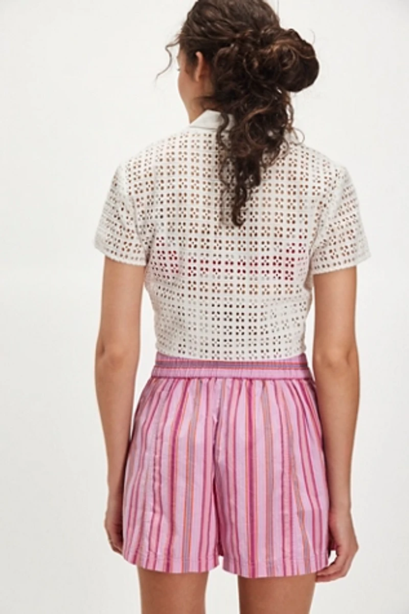 Get Free Striped Pull-On Shorts