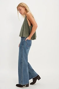 Wrangler World Wide Mid-Rise Wide-Leg Jeans