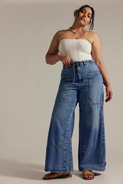 CRVY Outlaw Wide-Leg Jeans