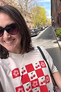 Overseasoned Cherry Picnic Crop Tee