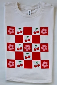 Overseasoned Cherry Picnic Crop Tee