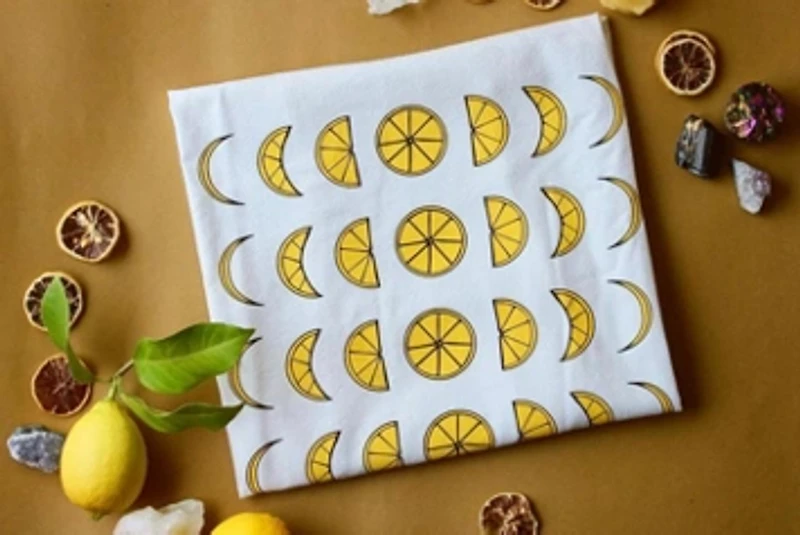 Overseasoned Lemon Moons Tea Towel