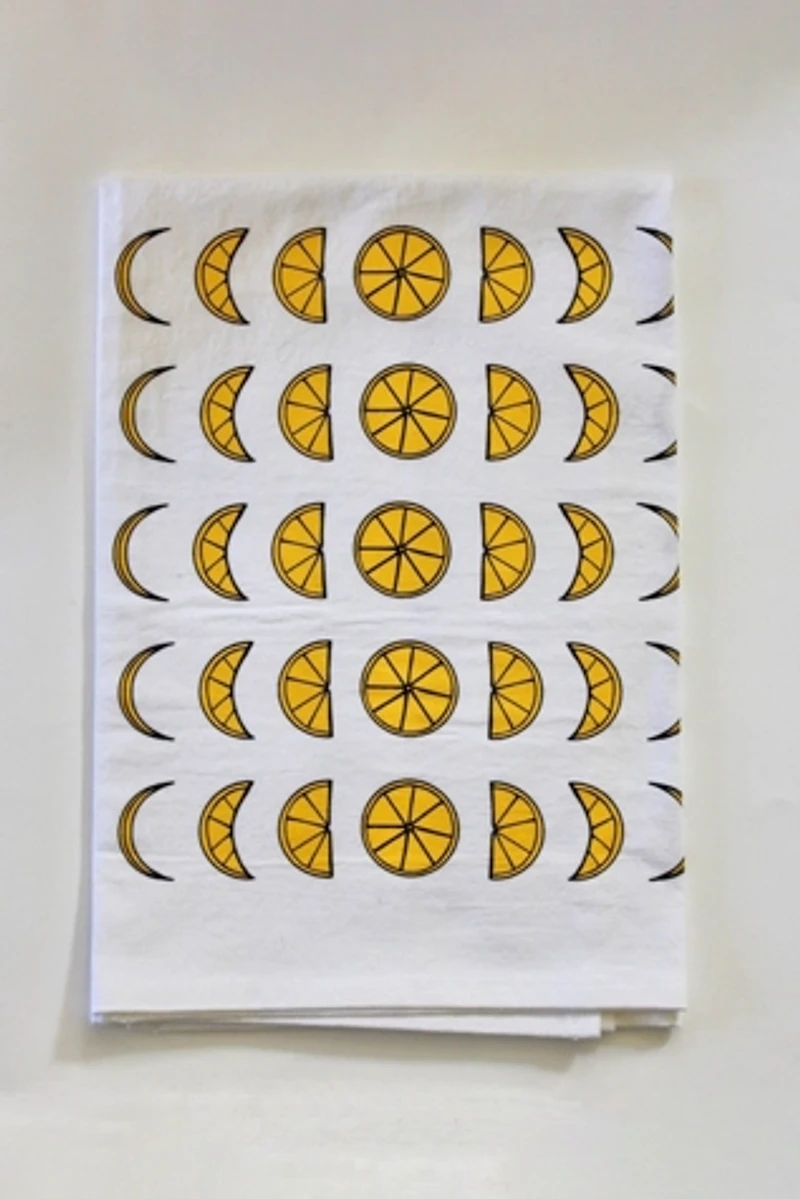 Overseasoned Lemon Moons Tea Towel