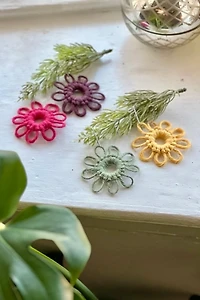 Macramé by Monday Retro Holiday Ornaments