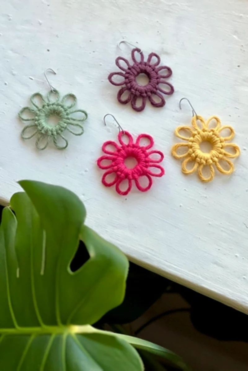 Macramé by Monday Retro Holiday Ornaments