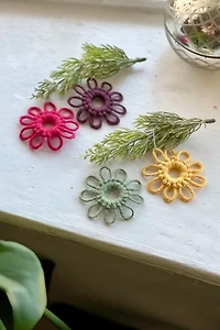 Macramé by Monday Retro Holiday Ornaments