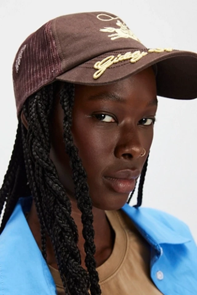 Understated Leather Giddy Up Trucker Hat | Pacific City display picture 1