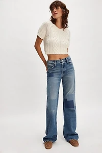 MOTHER The Bookie Heel Jeans