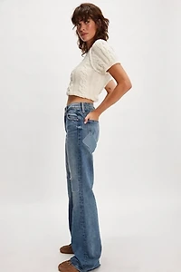 MOTHER The Bookie Heel Jeans