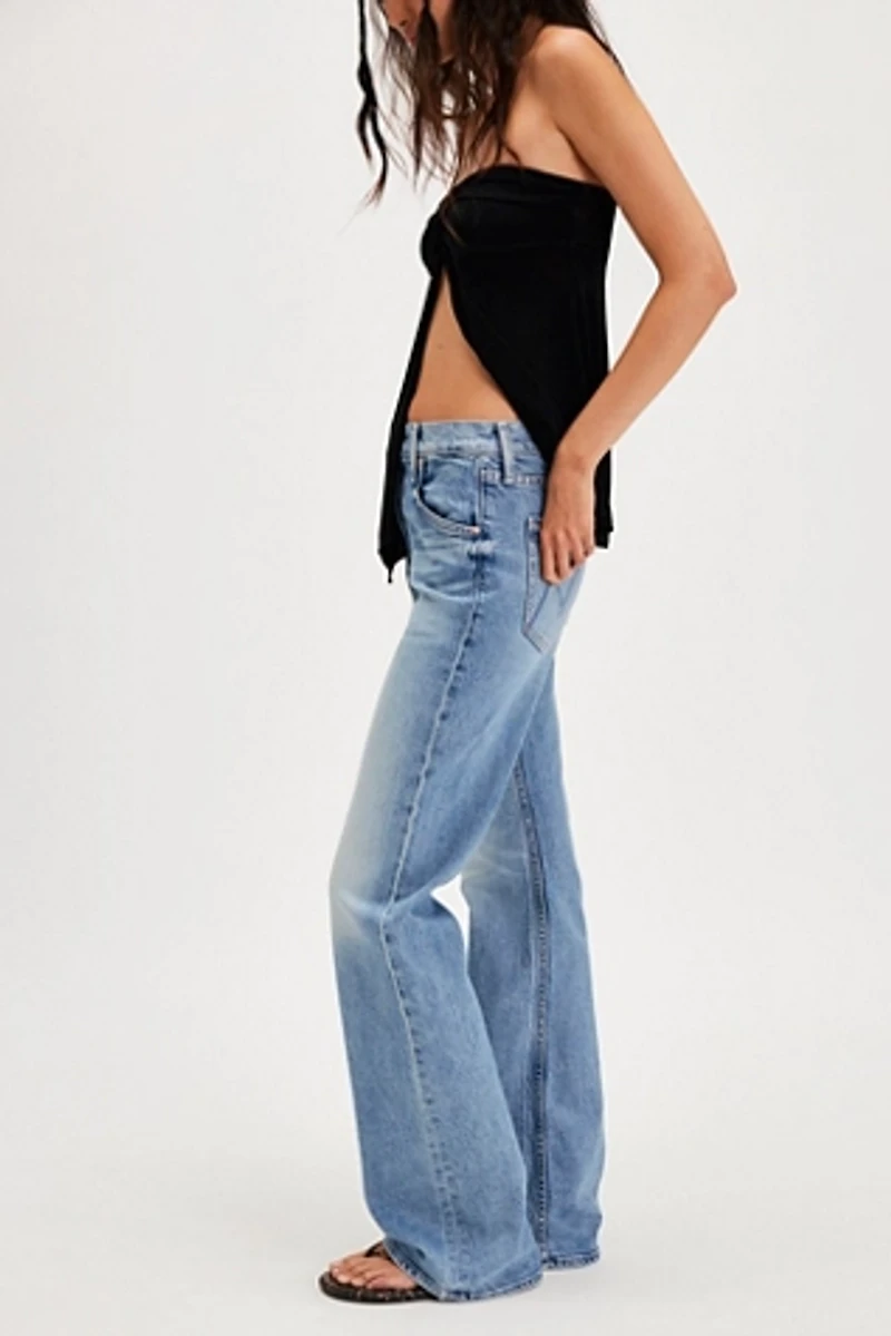 MOTHER The Bookie Heel Jeans