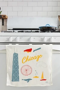 Claudia Pearson Chicago Tea Towel