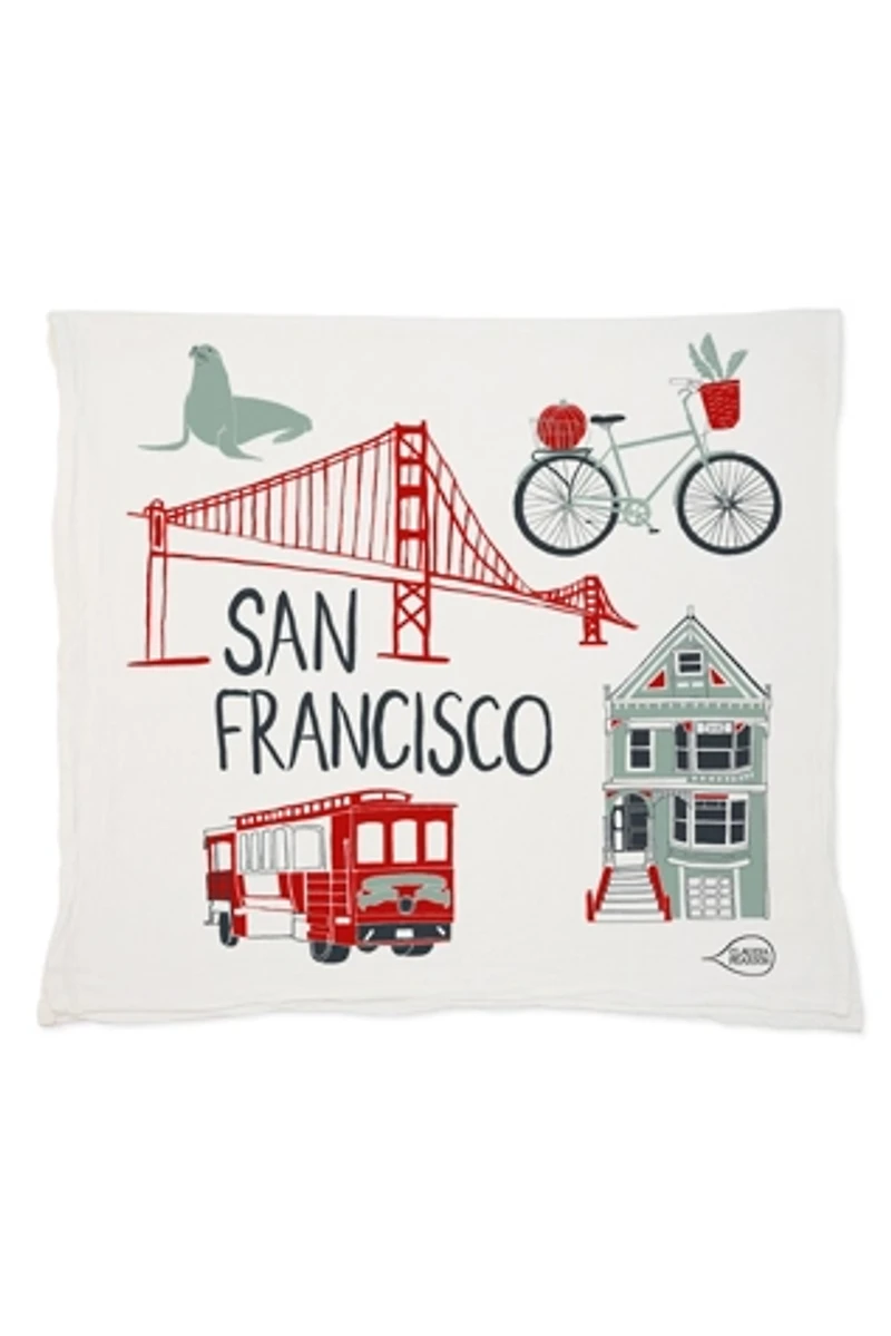 Claudia Pearson San Francisco Tea Towel