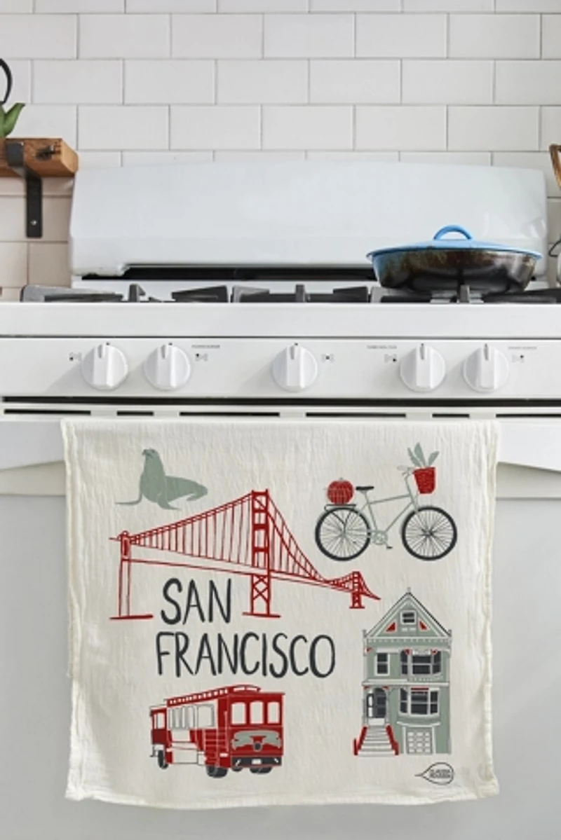 Claudia Pearson San Francisco Tea Towel