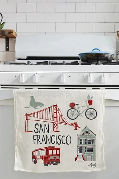 Claudia Pearson San Francisco Tea Towel