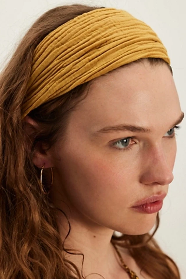 Curried Myrrh Zazie Soft Headband | Pacific City display picture 2