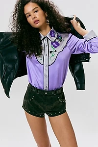 We The Free Cool Kid Suede Micro Shorts