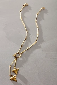 Alkemie Shark Tooth Lariat Necklace