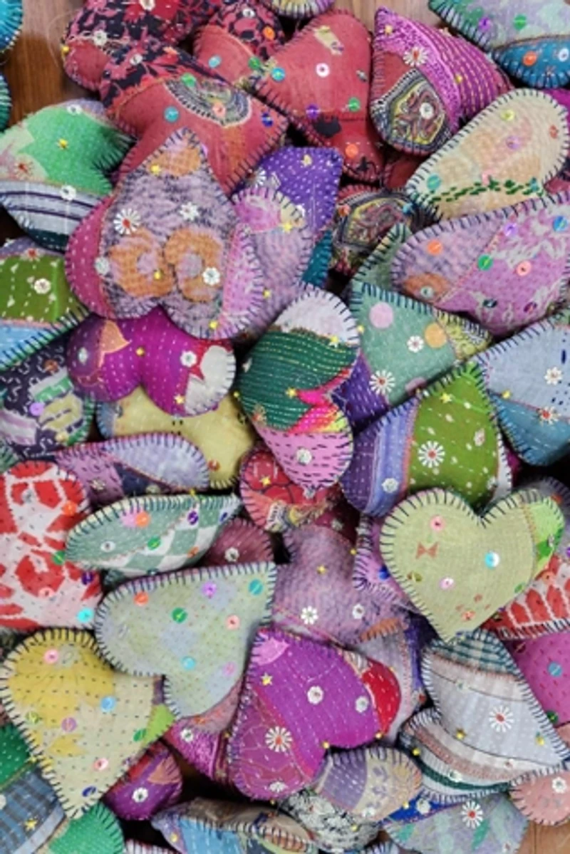 FP One x FP Mart Beaded Heart Ornament