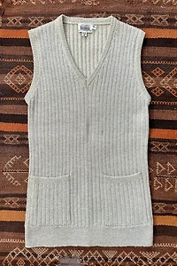 1970s Gold Sparkle Sweater Vest