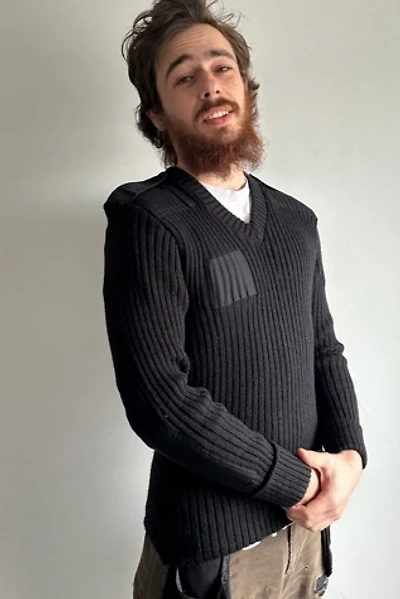 Vintage Black Wool Woolly Pully Sweater Selected by KA.TL.AK